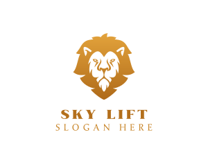 Premium Lion Wildlife logo design