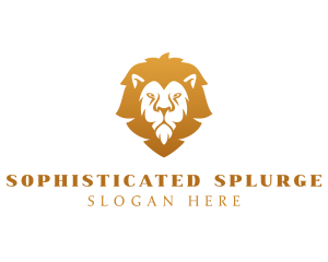 Premium Lion Wildlife logo design