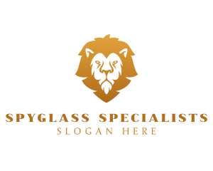 Premium Lion Wildlife logo design