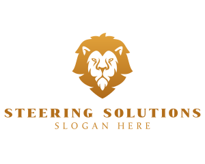 Premium Lion Wildlife logo design