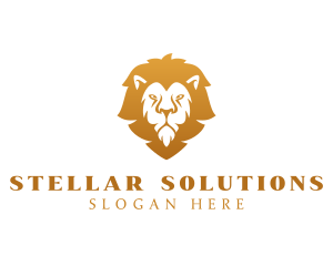 Premium Lion Wildlife logo design