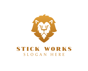 Premium Lion Wildlife logo design