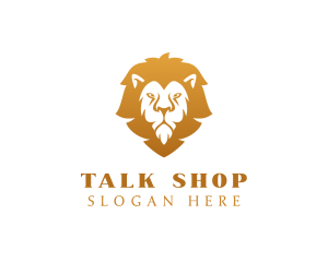 Premium Lion Wildlife logo design