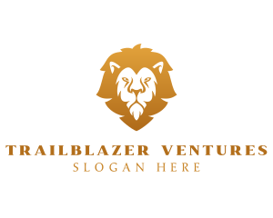 Premium Lion Wildlife logo design