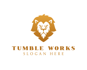 Premium Lion Wildlife logo design