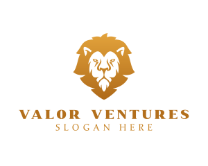 Premium Lion Wildlife logo design