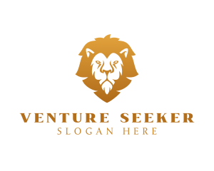 Premium Lion Wildlife logo design