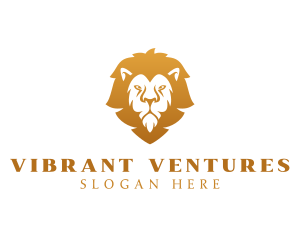 Premium Lion Wildlife logo design