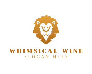 Premium Lion Wildlife logo design