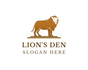Luxury Jungle Lion logo