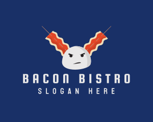 Angry Bacon Dumpling logo design