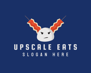 Angry Bacon Dumpling logo design