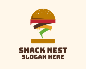 Tornado Burger Restaurant logo design