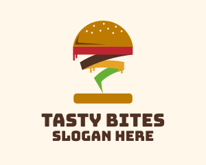 Tornado Burger Restaurant logo design