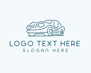 Minimalist Car Vehicle Logo