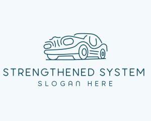 Minimalist Car Vehicle logo design