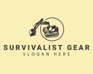 Industrial Excavator Builder logo design