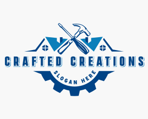 House Builder Renovation logo design