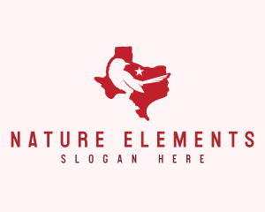 Texas Mockingbird  Nature logo design