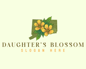 Connecticut Swamp Buttercup Flower logo design