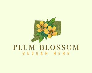 Connecticut Swamp Buttercup Flower logo design