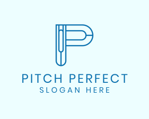 Tech Network Letter P logo design