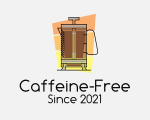 French Press Coffee  logo design