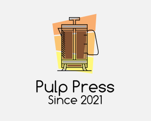 French Press Coffee  logo design