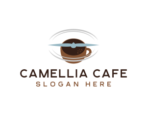 Flying Propeller Coffee Cafe logo design