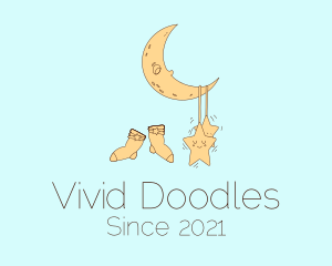 Infant Sleepwear Socks  logo design