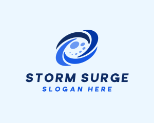 Weather Storm Forecast logo design