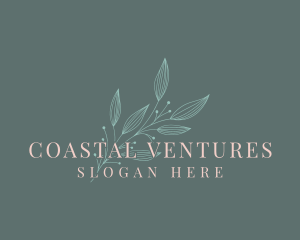 Elegant Feminine Leaf Logo