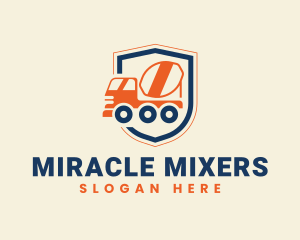 Cement Mixer Vehicle logo