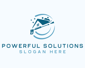 Pressure Washer Cleaner logo design