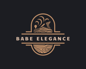 Wood Planer Carpentry logo design