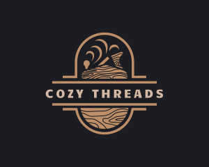 Wood Planer Carpentry logo design