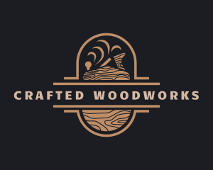 Wood Planer Carpentry logo