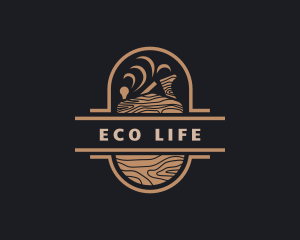 Wood Planer Carpentry logo design