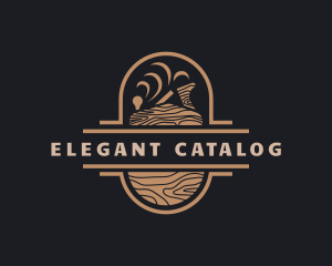 Wood Planer Carpentry logo design