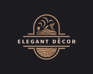 Wood Planer Carpentry logo design