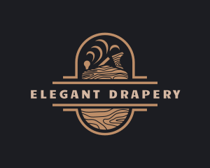 Wood Planer Carpentry logo design