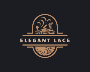 Wood Planer Carpentry logo design