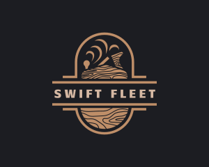 Wood Planer Carpentry logo design