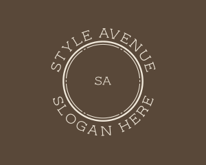 Lifestyle Hipster Clothing Fashion logo design