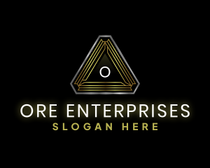 Pyramid Triangle Firm logo design