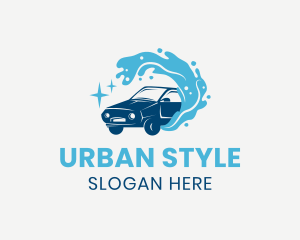 Car Water Splash logo