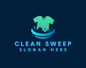 Clean Shirt Laundry logo design