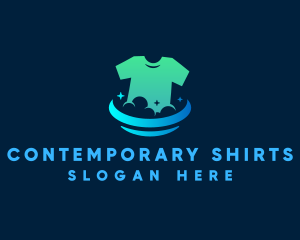 Clean Shirt Laundry logo design