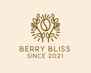 Coffee Bean Plant logo design