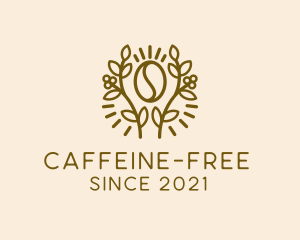 Coffee Bean Plant logo design